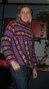 Bias Fair-Isle Sweater, Side View